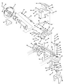 Part Location Diagram of 759-04325 Cub Cadet Caster Bracket Assembly